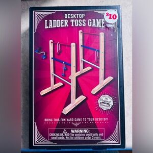 NWT~Desktop Ladder Toss Game - Multicolor